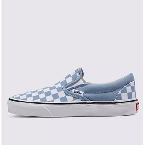 Vans shoes, size 7.0, checkered white and blue